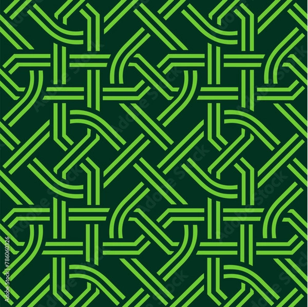 Fototapeta Celtic seamless pattern vector