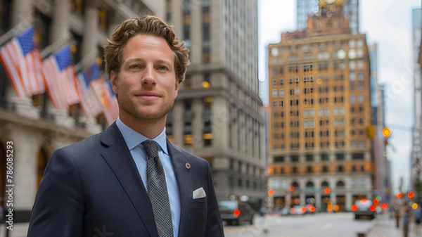 Obraz Corporate Executive Portrait: Professional Business Leader
   
 