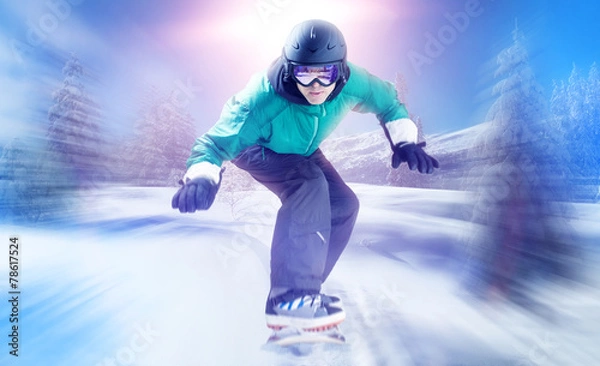 Fototapeta Snowboarder