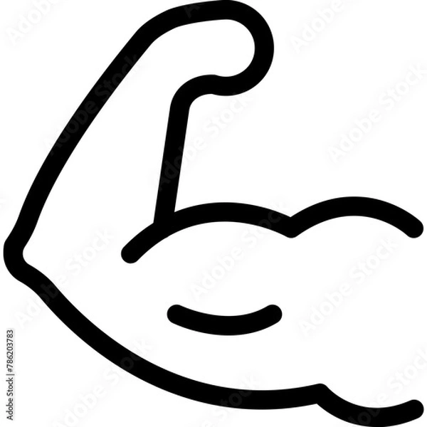 Obraz Muscle Arm Icon