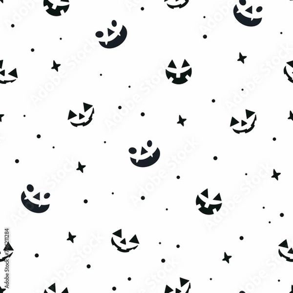 Obraz halloween seamless pattern