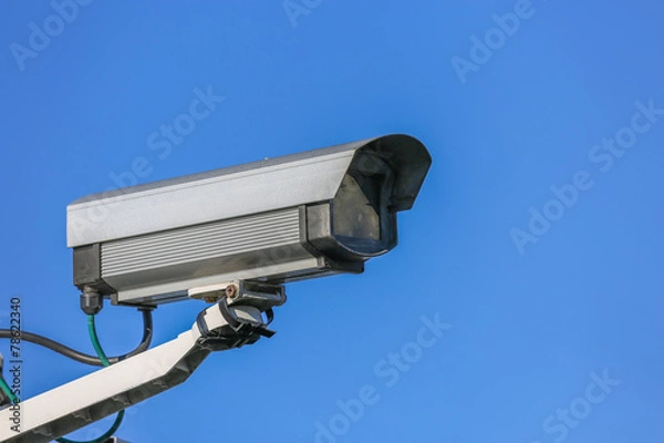 Obraz security camera and urban video