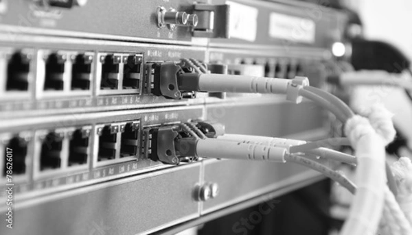 Obraz fiber Network Server