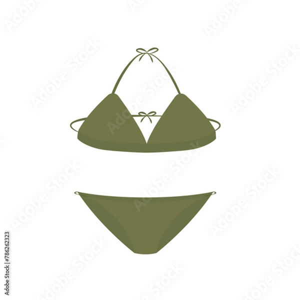 Fototapeta Green Bikini