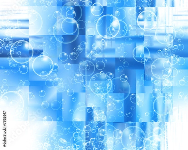 Fototapeta Background formed by bubbles