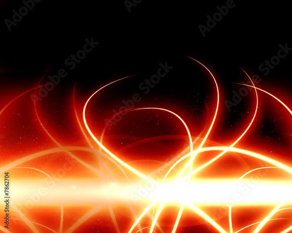 Fototapeta abstract fire background