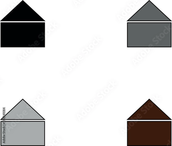 Obraz house icons set