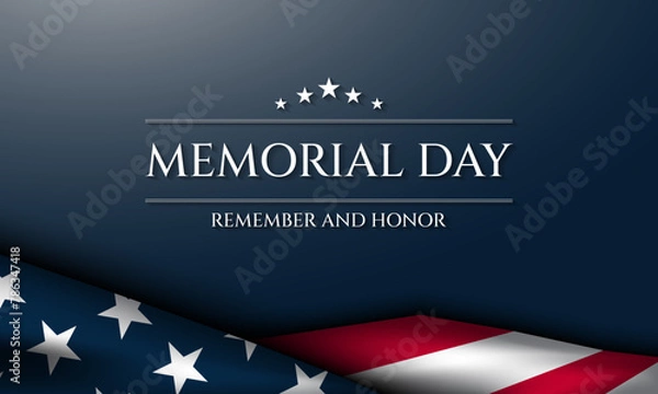 Obraz Memorial Day Background Design.