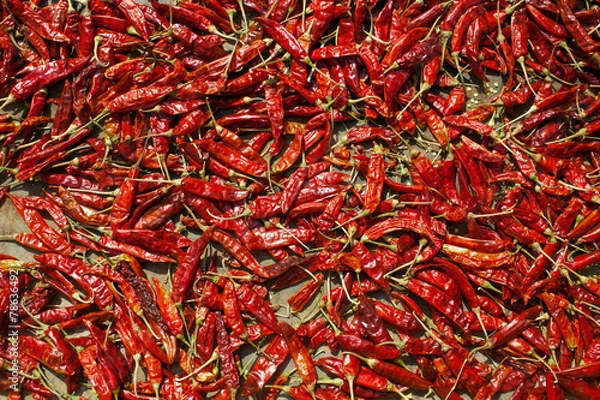 Fototapeta Spicy chillies pepper