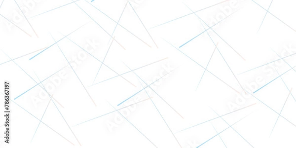 Fototapeta Vector seamless pattern. Striped abstract background. Minimalistic monochrome texture. Blue outline monochrome texture.