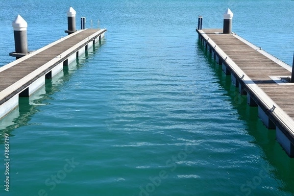 Fototapeta Muelles para yates