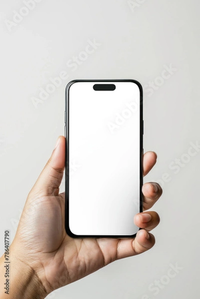 Fototapeta PNG phone screen mockup, transparent design