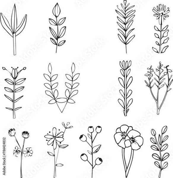 Obraz pattern with flowers