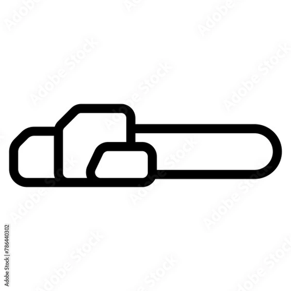 Fototapeta chainsaw icon