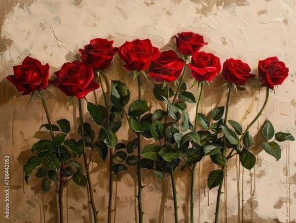 Fototapeta red roses