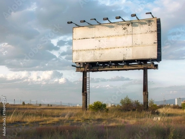 Fototapeta empty billboard