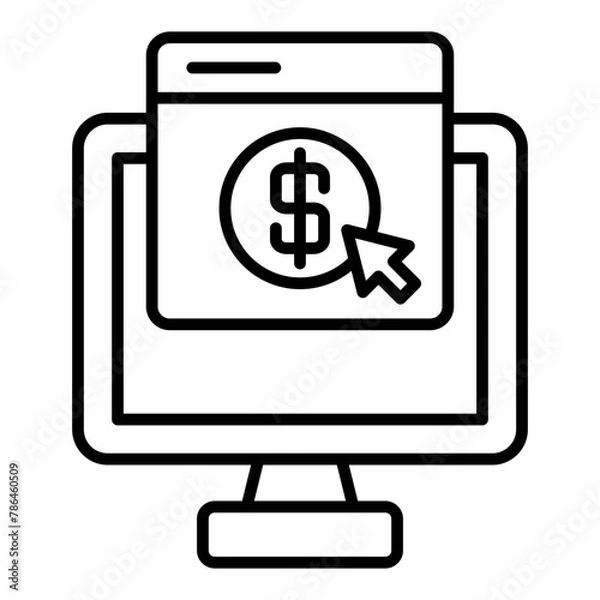 Fototapeta Pay Per Click Icon
