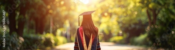 Fototapeta Graduation playlist suggestions that reflect the importance of mental health, with soothing and uplifting music choices