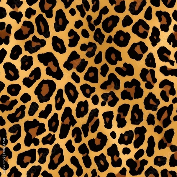 Fototapeta 
leopard print fashionable background texture animal pattern for textiles, stylish design