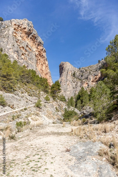 Obraz Mountains in the south of Spain. NAtional park in Alcoi Spain. 