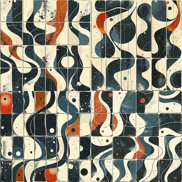 Obraz seamless pattern with fishes