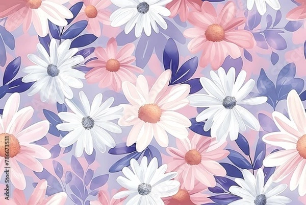 Obraz seamless floral pattern