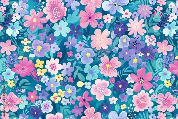 Obraz seamless floral pattern