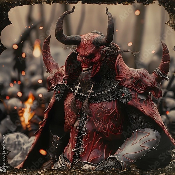 Obraz the devil in the night