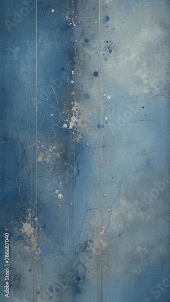 Fototapeta Abstract background in the style of vintage grunge plaster textured old aged wall. Inspiration of cement-like texture and scattered spots. Composition for yours design, header, poster, cover