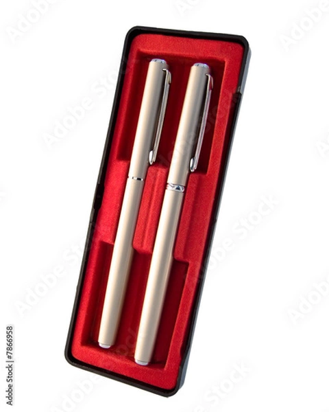 Obraz Pen set-Isolated in white