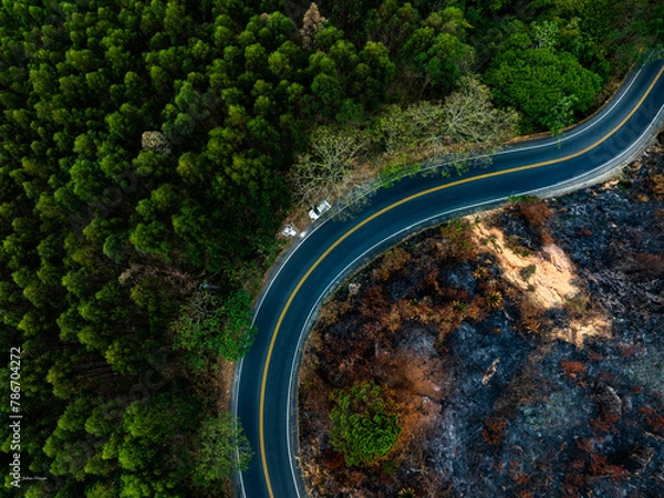Obraz road in the mountains