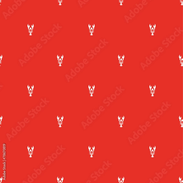 Fototapeta wzór langusty