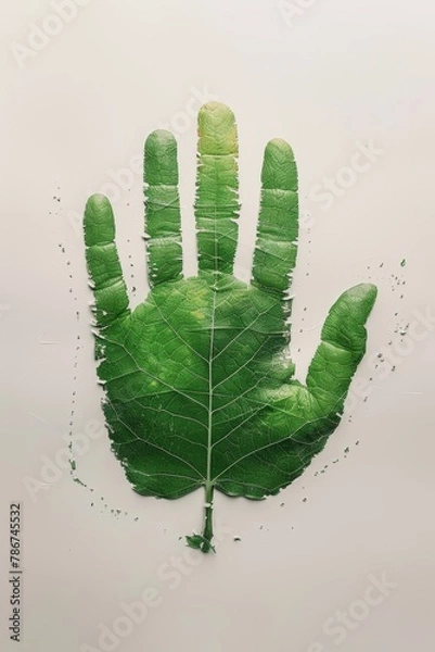 Obraz green hand