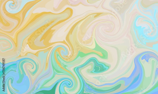 Obraz Multicolour colourful background in acrylic pouring