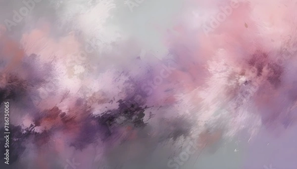 Obraz abstract painting background texture with dim gray, old lavender and rosy brown colors