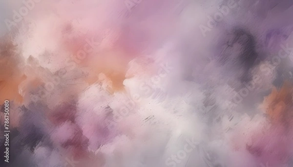 Obraz abstract painting background texture with dim gray, old lavender and rosy brown colors