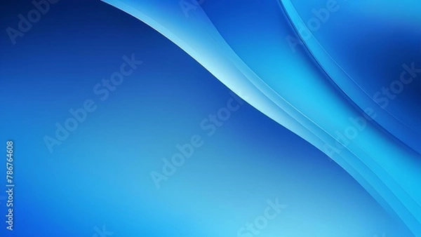 Fototapeta wavy blue wallpaper. Gradient Blue liquid background. Wave blue gradient background. Abstract blue color background.