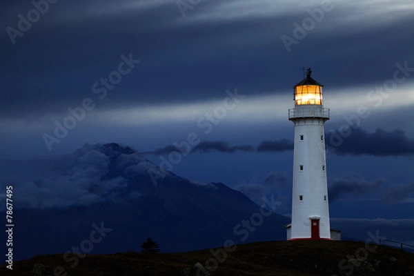 Fototapeta Cape Egmont Lighthouse, New Zealand