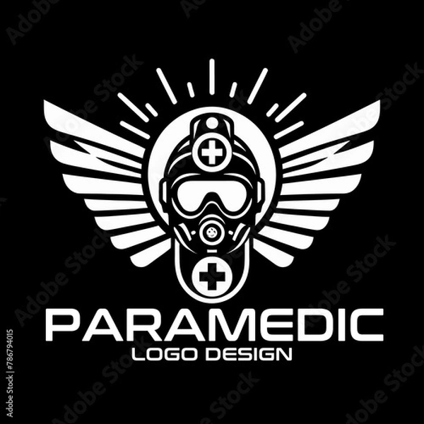 Fototapeta Paramedic Vector Logo Design