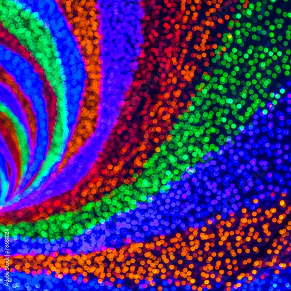 Fototapeta rainbow bokeh