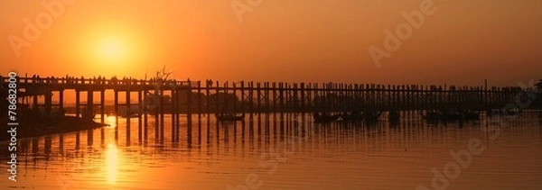 Obraz Sunset in Mandalay