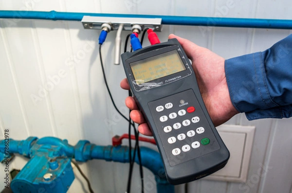 Obraz Ultrasonic flow meter