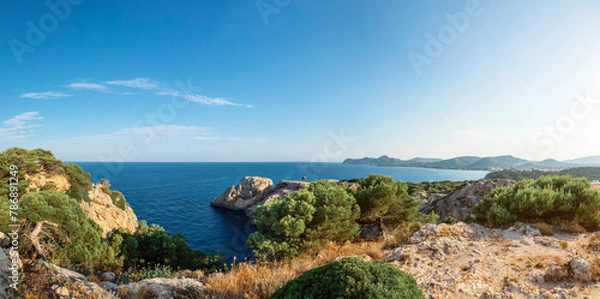 Obraz panoramic coastline near Capdepera Mallorca