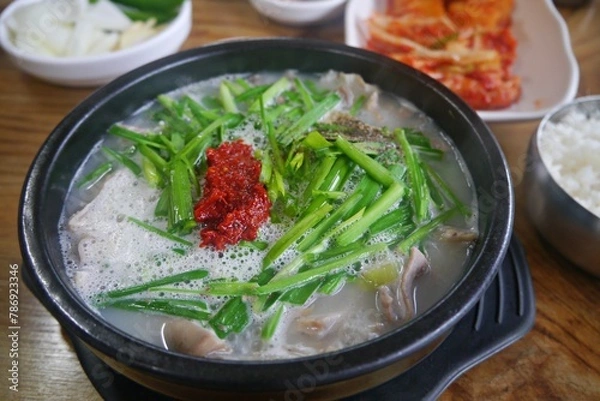 Fototapeta 따뜻한 국밥
