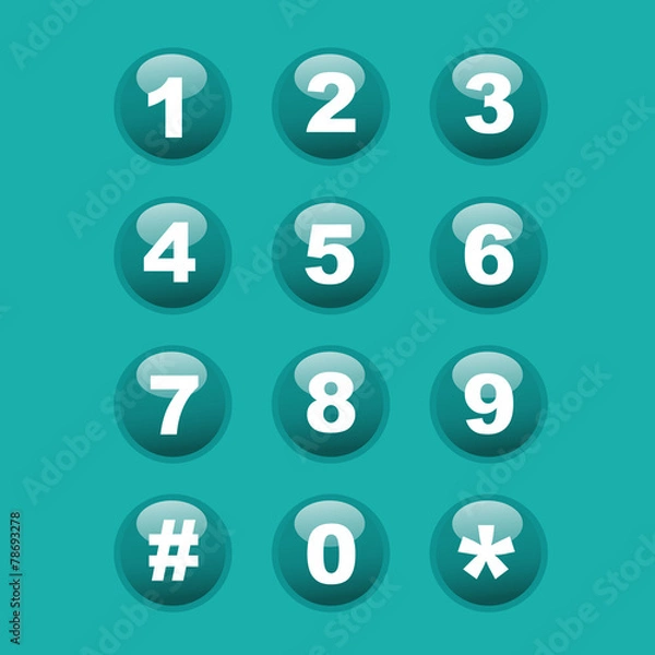 Obraz Phone keypad