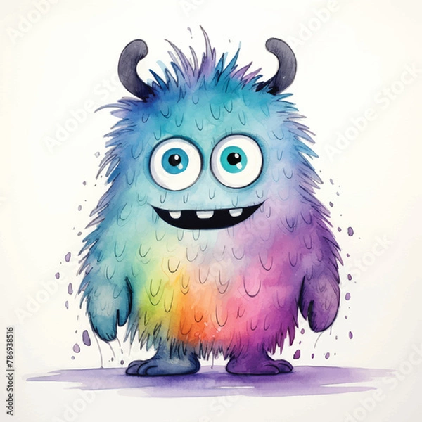 Obraz Watercolor portrait painting crayola water colors rain watercolor painting still life drawing watercolor watercolor sky painting design simple water color isolated fun