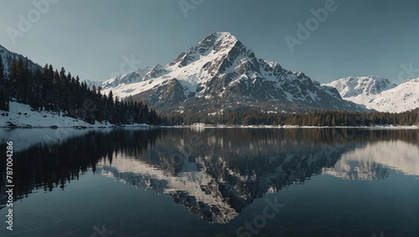 Fototapeta lake in the mountains