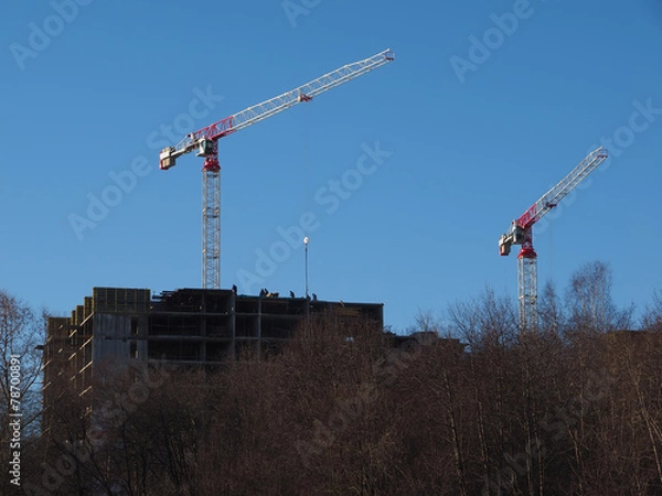 Obraz building crane