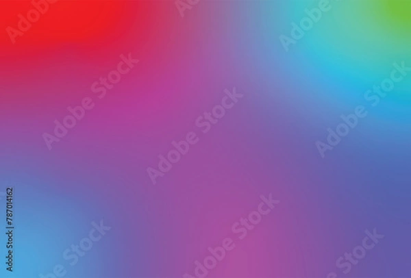 Obraz Abstract Blurred magenta purple yellow orange magenta purple background. Soft gradient backdrop with place for text. Vector illustration for your graphic design, banner, poster - Vector