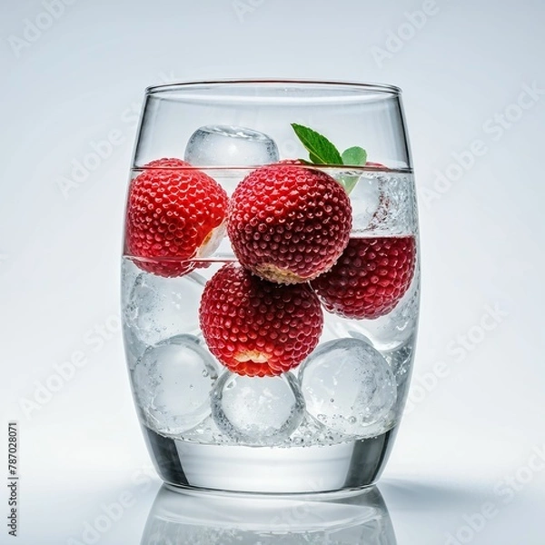 Obraz A lemonade with lychees